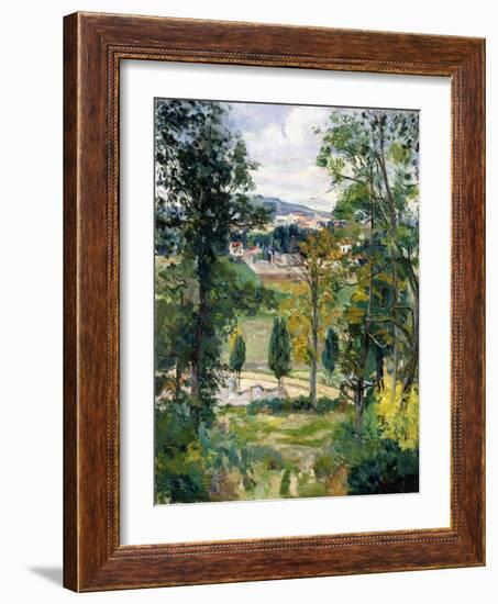 Landscape of the Ile De France, C.1879-Armand Guillaumin-Framed Giclee Print