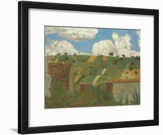 Landscape of the Ile-de-France, c.1894-Edouard Vuillard-Framed Giclee Print