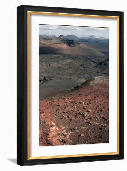 Landscape of the National Park of Timanfaya, Lanzarote, Spain-Natalie Tepper-Framed Photo