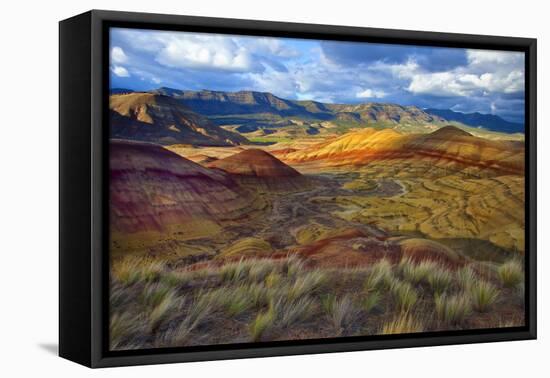 Landscape of the Painted Hills, Oregon, USA-Jaynes Gallery-Framed Premier Image Canvas