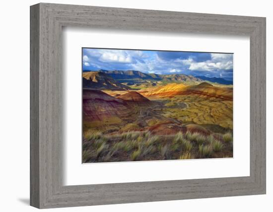 Landscape of the Painted Hills, Oregon, USA-Jaynes Gallery-Framed Photographic Print