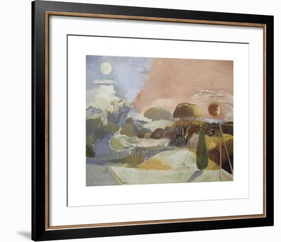Landscape of the Vernal Equinox, 1943-Paul Nash-Framed Premium Giclee Print