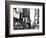 Landscape of Times Square, Advertising Views, Manhattan, NYC, US, USA, Black and White Photography-Philippe Hugonnard-Framed Photographic Print