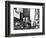 Landscape of Times Square, Advertising Views, Manhattan, NYC, US, USA, Black and White Photography-Philippe Hugonnard-Framed Photographic Print