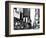 Landscape of Times Square, Advertising Views, Manhattan, NYC, US, USA, Black and White Photography-Philippe Hugonnard-Framed Photographic Print