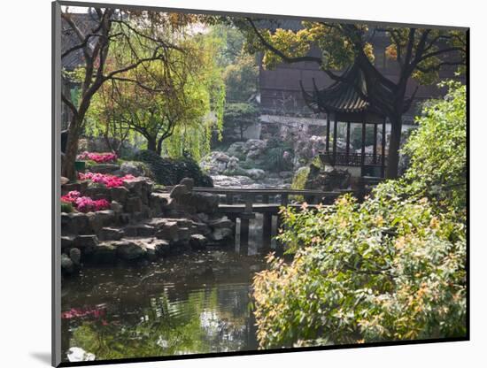 Landscape of Traditional Chinese Garden, Shanghai, China-Keren Su-Mounted Photographic Print