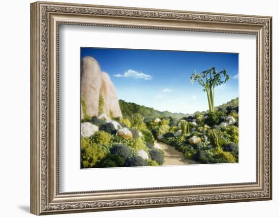 Landscape of Vegetables and Bread-Hartmut Seehuber-Framed Photographic Print