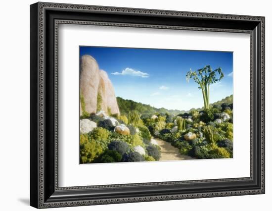 Landscape of Vegetables and Bread-Hartmut Seehuber-Framed Photographic Print