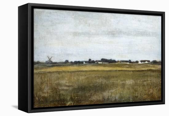 Landscape of Virum near Frederiksdal, summer, 1888-Vilhelm Hammershoi-Framed Premier Image Canvas