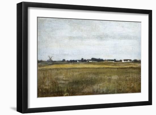 Landscape of Virum near Frederiksdal, summer, 1888-Vilhelm Hammershoi-Framed Giclee Print