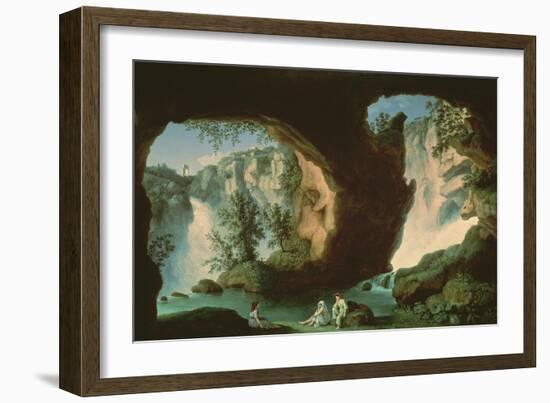 Landscape (Oil on Canvas)-Jacob-Philippe Hackert-Framed Giclee Print