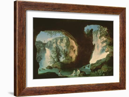 Landscape (Oil on Canvas)-Jacob-Philippe Hackert-Framed Giclee Print