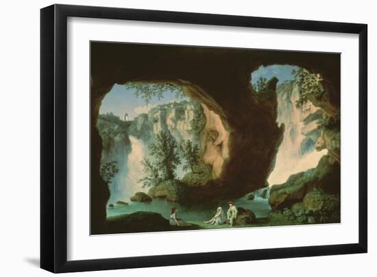 Landscape (Oil on Canvas)-Jacob-Philippe Hackert-Framed Giclee Print