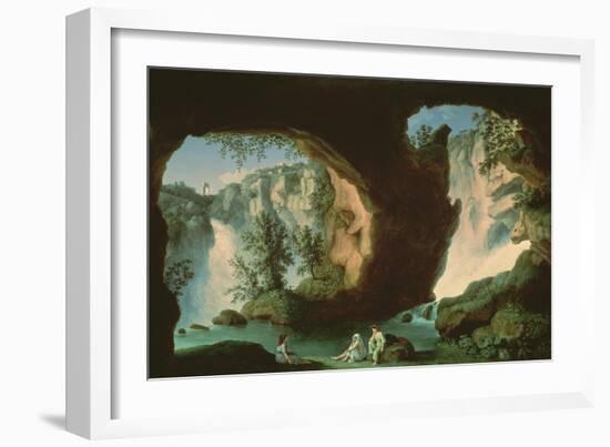 Landscape (Oil on Canvas)-Jacob-Philippe Hackert-Framed Giclee Print