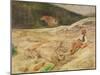 Landscape (Oil on Panel)-Gustave Courbet-Mounted Giclee Print