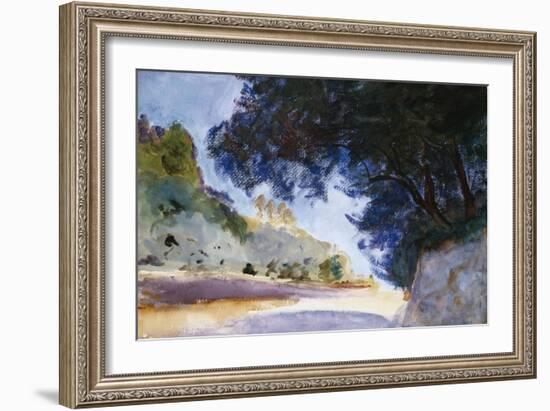 Landscape, Olive Trees, Corfu 1909-Eugène Boudin-Framed Giclee Print