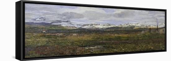 Landscape on Maloja or Return to His Hometown, 1895-Giovanni Segantini-Framed Premier Image Canvas