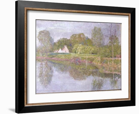 Landscape on the Lys, One Morning in May, 1902-Emile Claus-Framed Giclee Print