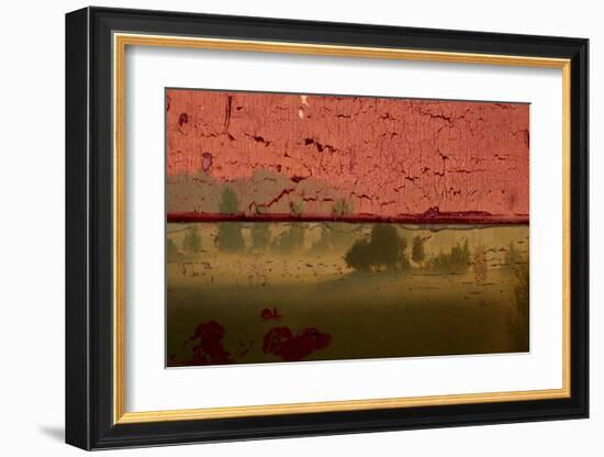 Landscape on Wood II-Irena Orlov-Framed Art Print