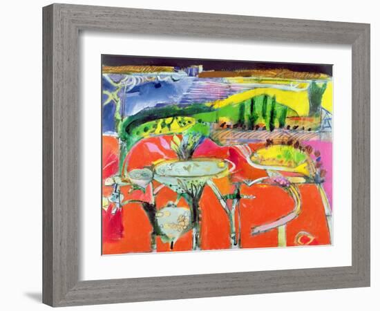 Landscape: Orvieto, 1997-Derek Balmer-Framed Giclee Print