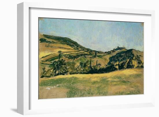 Landscape (Pastel on Paper)-Ker Xavier Roussel-Framed Giclee Print