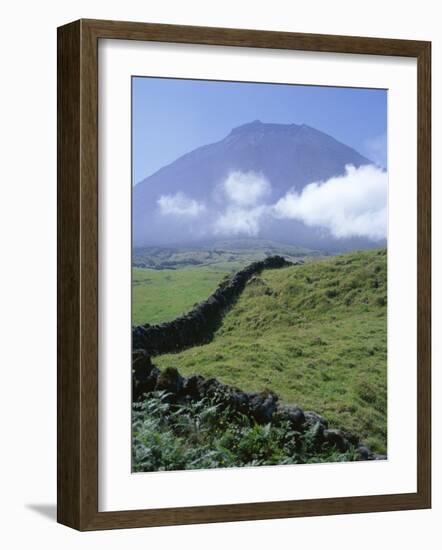 Landscape, Pico, Azores Islands, Portugal, Atlantic-David Lomax-Framed Photographic Print