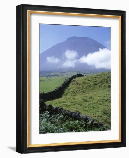 Landscape, Pico, Azores Islands, Portugal, Atlantic-David Lomax-Framed Photographic Print