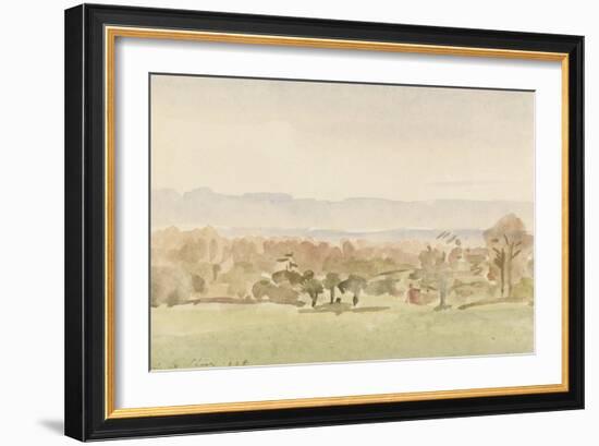 Landscape, Possibly Framlingham, Suffolk-Philip Wilson Steer-Framed Giclee Print