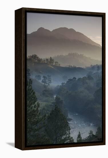 Landscape, Rio Lanquin, Lanquin, Guatemala, Central America-Colin Brynn-Framed Premier Image Canvas