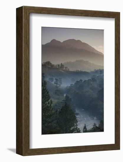 Landscape, Rio Lanquin, Lanquin, Guatemala, Central America-Colin Brynn-Framed Photographic Print