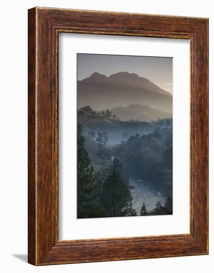 Landscape, Rio Lanquin, Lanquin, Guatemala, Central America-Colin Brynn-Framed Photographic Print