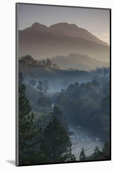 Landscape, Rio Lanquin, Lanquin, Guatemala, Central America-Colin Brynn-Mounted Photographic Print