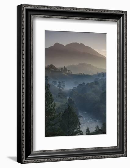 Landscape, Rio Lanquin, Lanquin, Guatemala, Central America-Colin Brynn-Framed Photographic Print