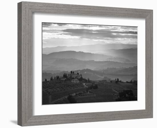 Landscape, San Gimignano, Tuscany, Italy-Doug Pearson-Framed Photographic Print