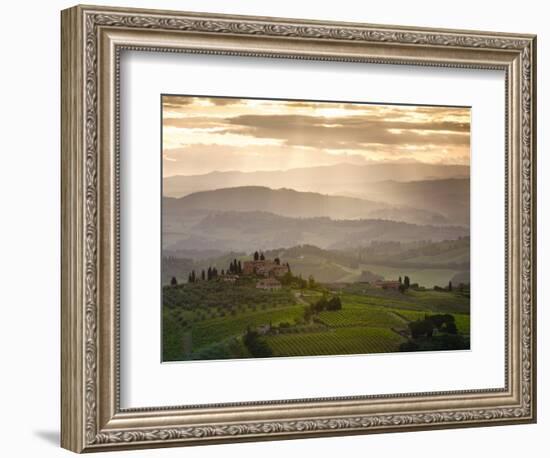 Landscape, San Gimignano, Tuscany, Italy-Doug Pearson-Framed Photographic Print