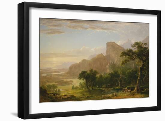 Landscape Scene from "Thanatopsis", 1850-Asher Brown Durand-Framed Giclee Print