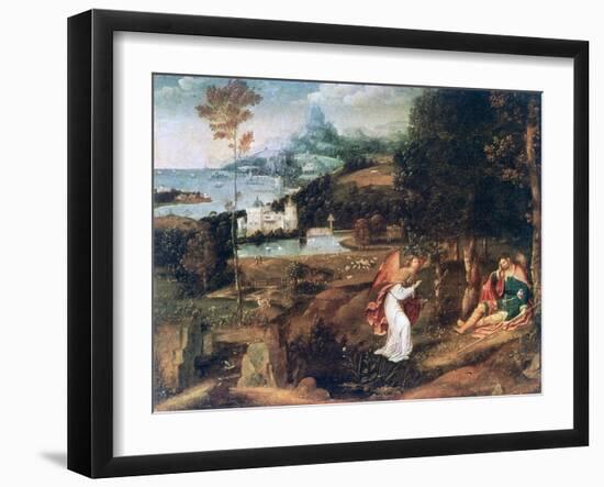 Landscape Scene with Saint Roch, C1500-1524-Joachim Patinir-Framed Giclee Print