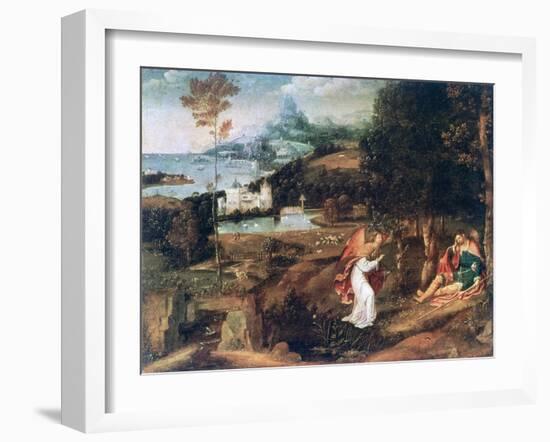 Landscape Scene with Saint Roch, C1500-1524-Joachim Patinir-Framed Giclee Print