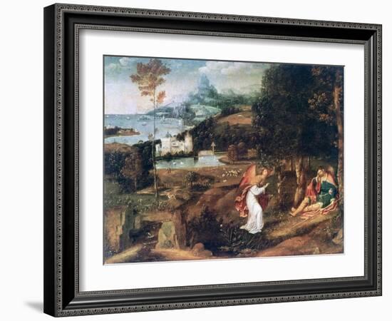 Landscape Scene with Saint Roch, C1500-1524-Joachim Patinir-Framed Giclee Print