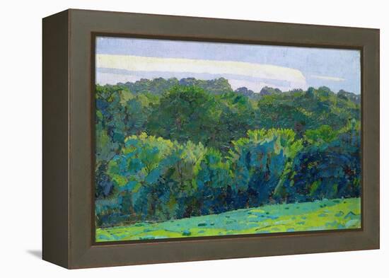Landscape, Somerset, 1917 (Oil on Canvas)-Harold Gilman-Framed Premier Image Canvas