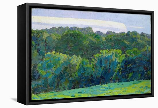 Landscape, Somerset, 1917 (Oil on Canvas)-Harold Gilman-Framed Premier Image Canvas