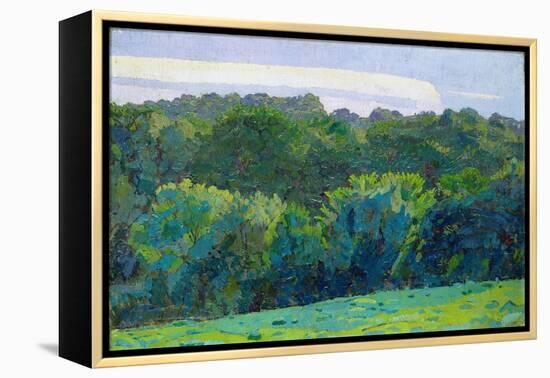 Landscape, Somerset, 1917 (Oil on Canvas)-Harold Gilman-Framed Premier Image Canvas