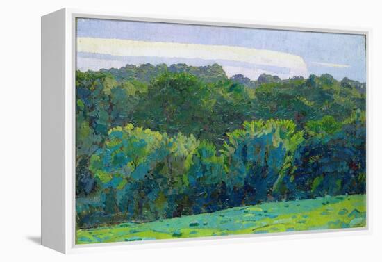 Landscape, Somerset, 1917 (Oil on Canvas)-Harold Gilman-Framed Premier Image Canvas