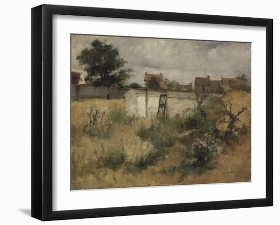 Landscape Study from Barbizon, 1878-Carl Larsson-Framed Giclee Print