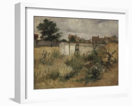 Landscape Study from Barbizon, 1878-Carl Larsson-Framed Giclee Print