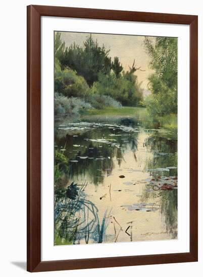 Landscape Study of Mora-Anders Zorn-Framed Giclee Print