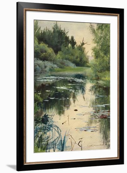 Landscape Study of Mora-Anders Zorn-Framed Giclee Print