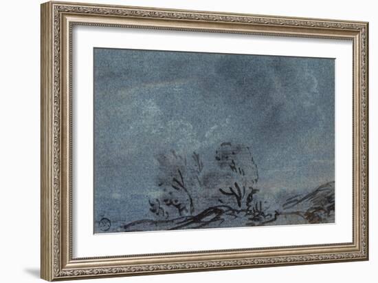 Landscape Study-Paul Sandby-Framed Giclee Print