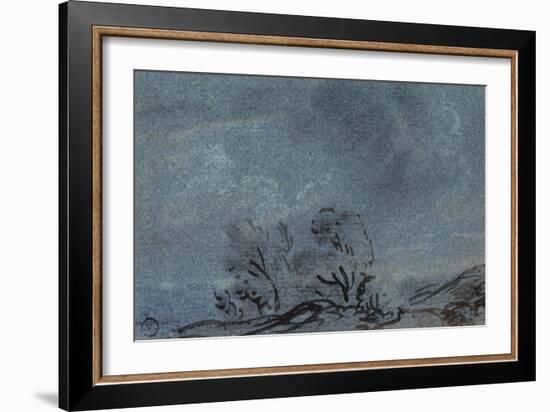 Landscape Study-Paul Sandby-Framed Giclee Print