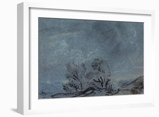 Landscape Study-Paul Sandby-Framed Giclee Print